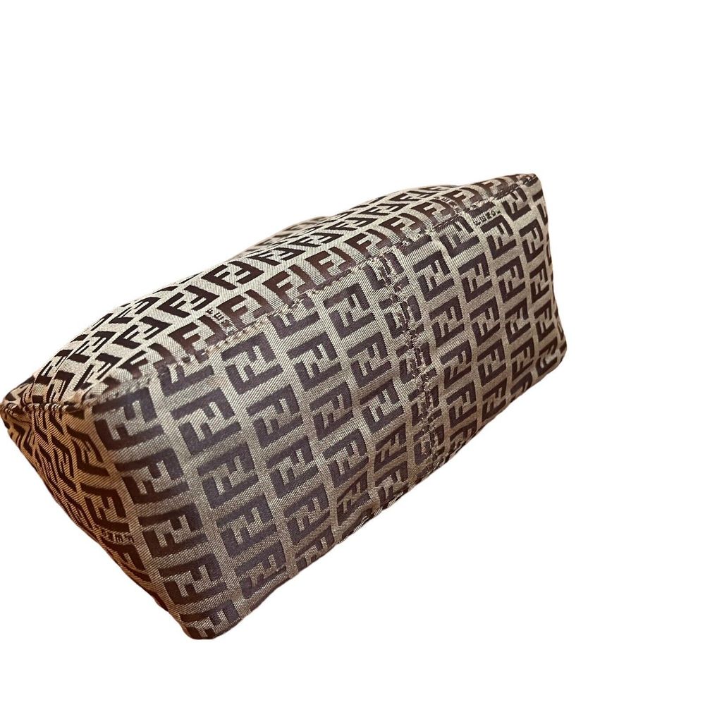 1990s Vintage FENDI  Zucchino Jacquard Mini Pouch Bag - Picture 6 of 13